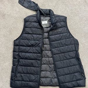 Eddie Bauer Black Puffer Vest